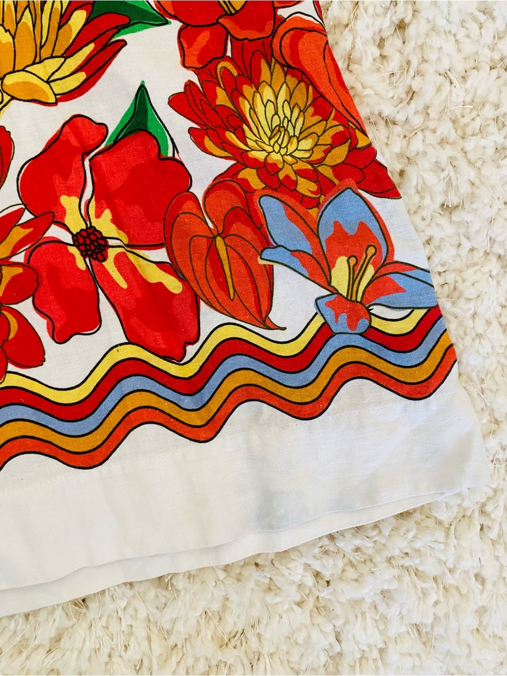 Farm Rio Vibrant Floral Wide-Leg Pants - Picture 4 of 4